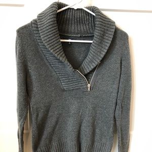 Gray sweater from Gap.